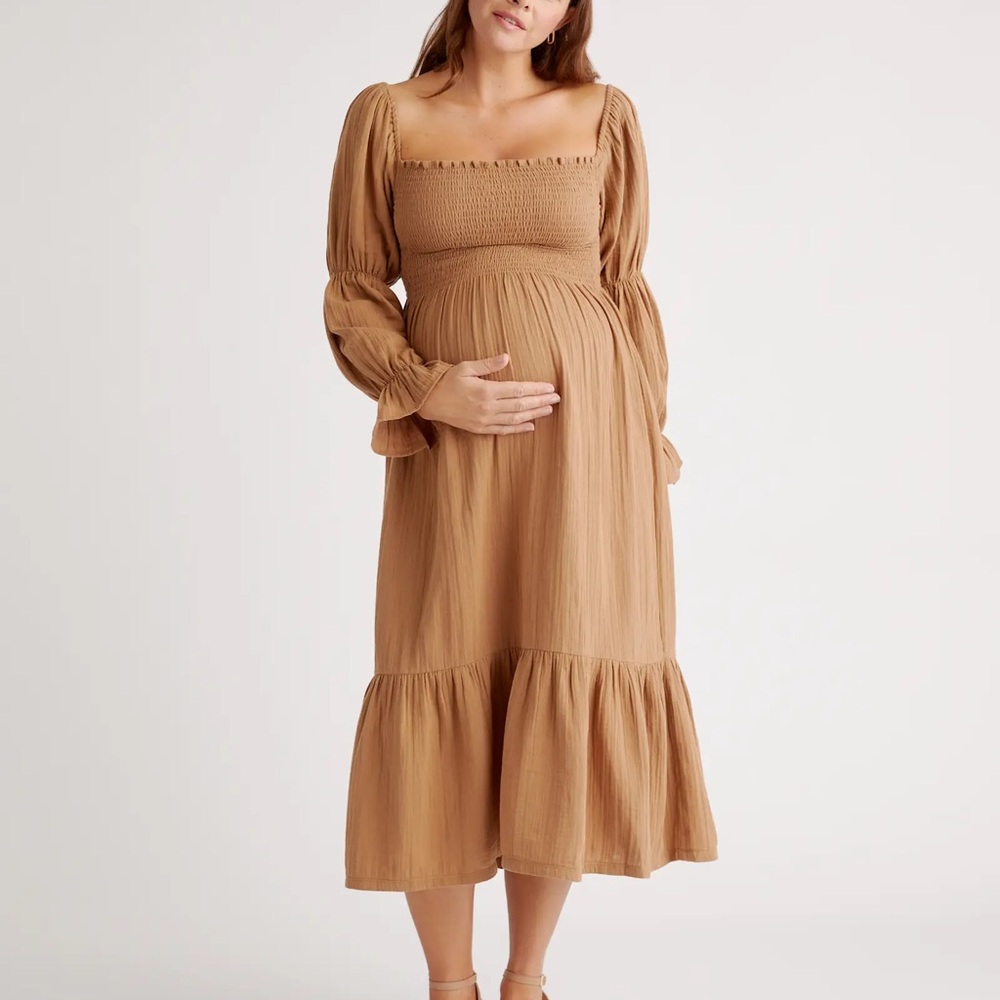 Quince Organic Cotton Gauze Dress